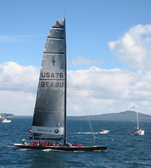 America's Cup Boat in the Bay by Chitani (Flickr/CC)
