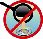 No grease down the drain