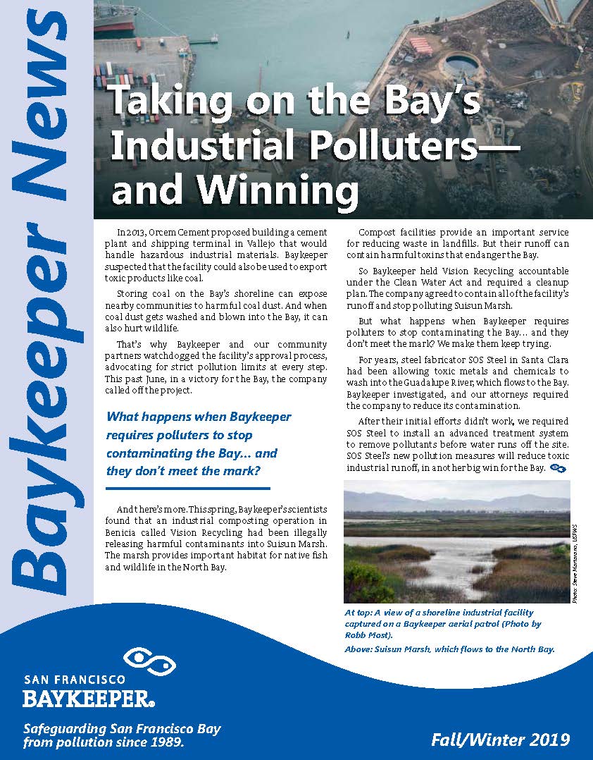 Baykeeper Fall Winter Newsletter