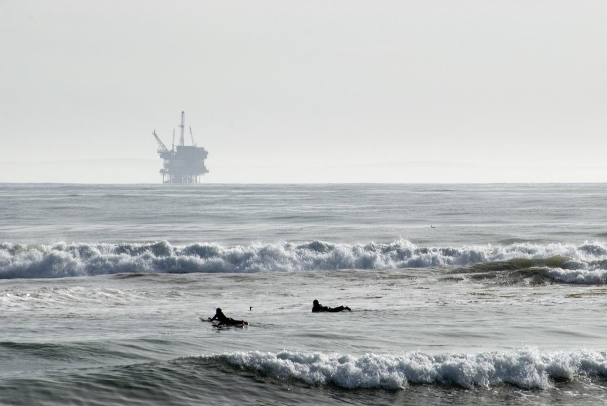 Oil rigs in Santa Barbara 