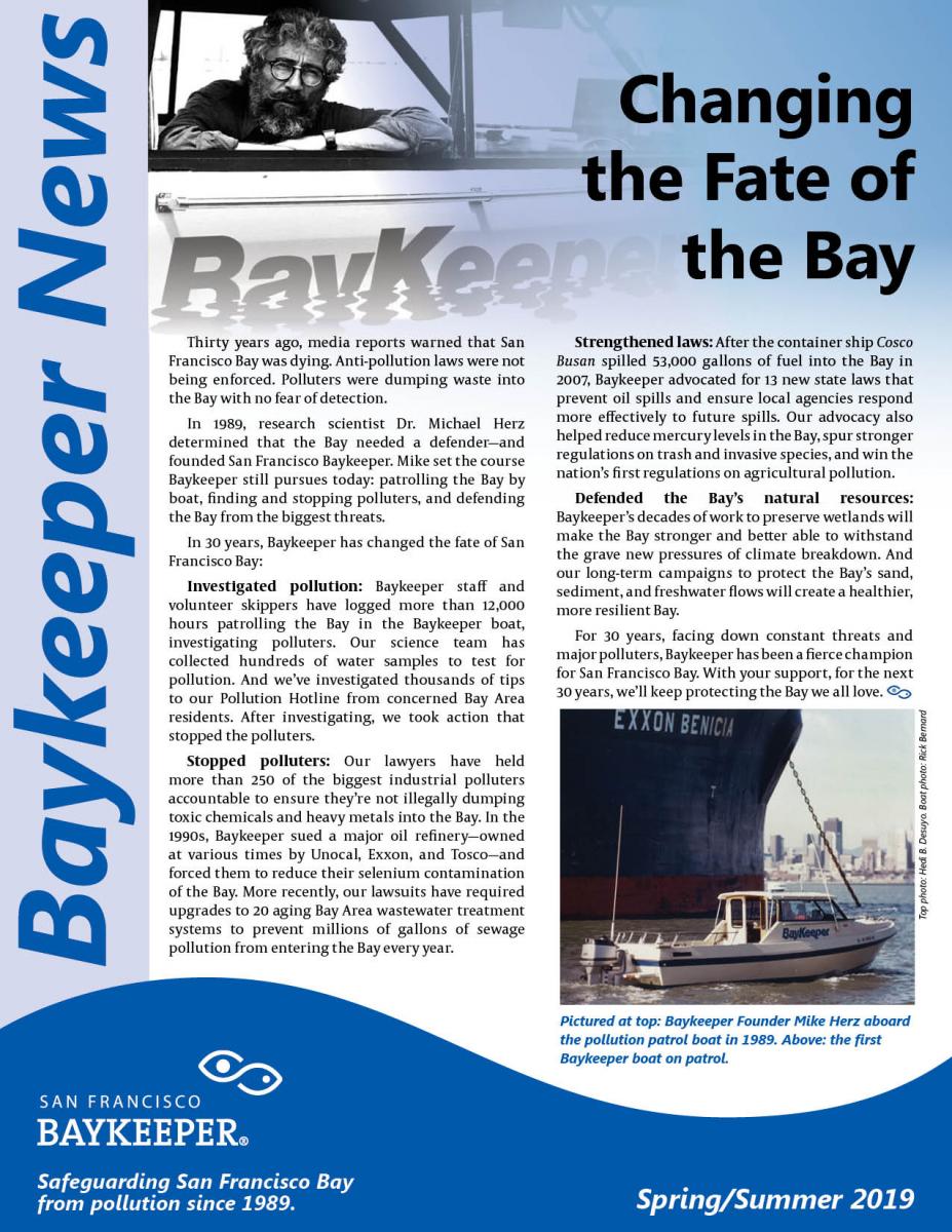 Baykeeper Spring Summer Newsletter