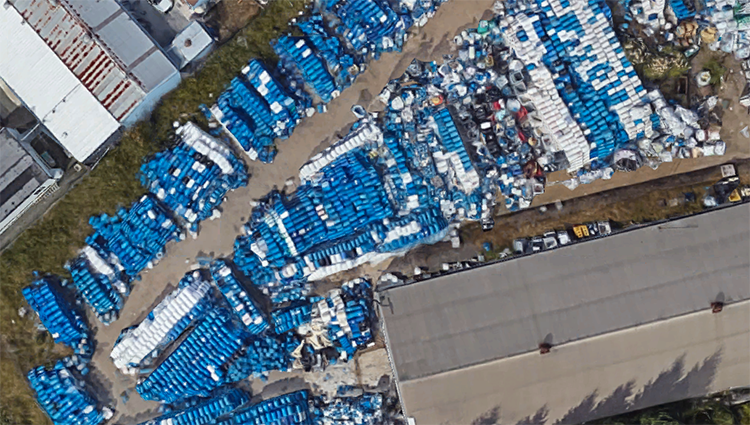Aerial of Containers Unlimited from Google